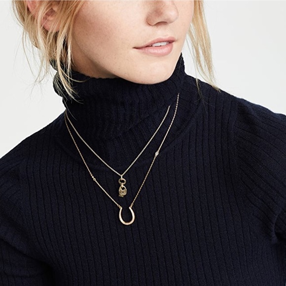 KATE SPADE • Wild Ones Horseshoe Necklace - Picture 2 of 8